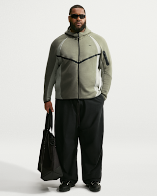 Nike Tech Men's Colour-Block Full-Zip Fleece Windrunner Jacket